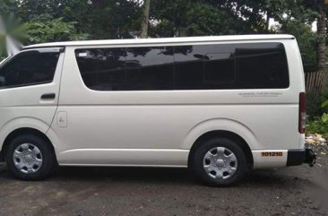 White Toyota Hiace 2016 for sale in Davao