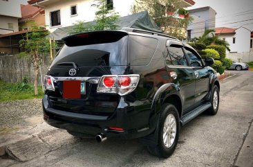 Black Toyota Fortuner 2013 for sale in Cainta