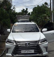 White Lexus Lx 570 2017 for sale in Manila