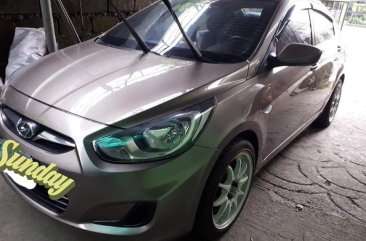 Silver Hyundai Accent 2015 for sale in Manual