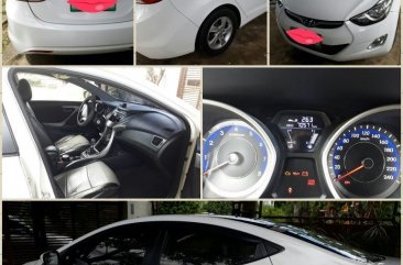 Selling White Hyundai Elantra 2014 in Quezon City