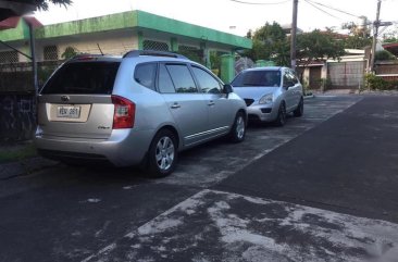 Silver Kia Carens 2008 for sale in Automatic