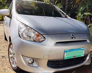 Silver Mitsubishi Mirage 2013 for sale in Manual