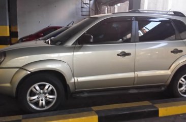 Silver Hyundai Tucson 2007 for sale in Automatic