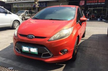 Orange Ford Fiesta 2013 for sale in Manila