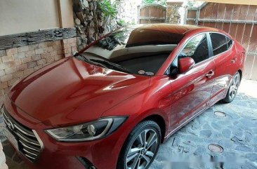 Selling Red Hyundai Elantra 2016 in Manila