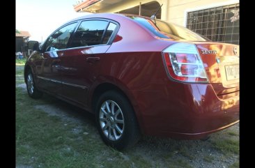 Red Nissan Sentra 200 2012 Sedan at 33000 for sale in Manila