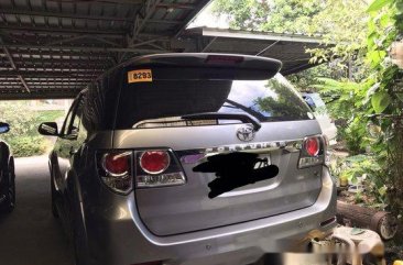 Grey Toyota Fortuner 2014 for sale in Manila