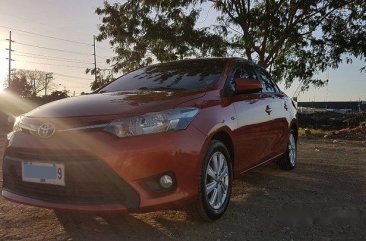 Orange Toyota Vios 2015 for sale in Manila