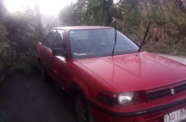 Red Toyota Corolla 1991 for sale in Bacolor