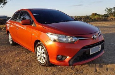 Orange Toyota Vios 2015 for sale in Manila