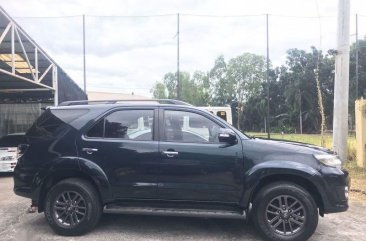 Black Toyota Fortuner 2015 SUV / MPV at Automatic  for sale in Manila