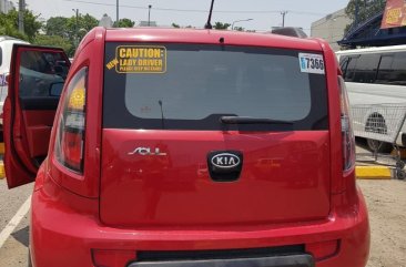 Red Kia Soul 2009 for sale in Consolacion