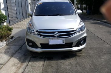 Silver Suzuki Ertiga 2018 for sale in Automatic