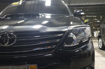 Black Toyota Fortuner 2014 for sale in Automatic