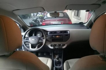 Silver Kia Rio 2016 for sale in Manual