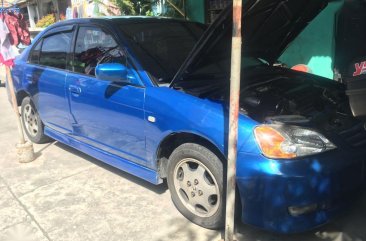 Blue Honda Civic 2002 for sale in Automatic