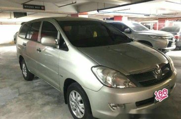 Beige Toyota Innova 2007 for sale in Quezon City