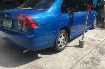 Blue Honda Civic 2002 for sale in Automatic