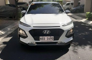 White Hyundai KONA 2018 for sale in Automatic