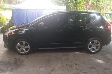 Black Peugeot 3008 2013 for sale in Automatic