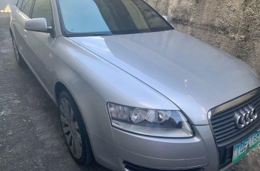 Silver Audi A6 2009 for sale in Quezon