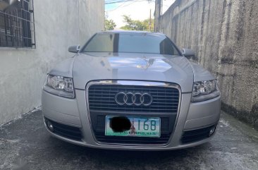 Silver Audi A6 2009 for sale in Quezon