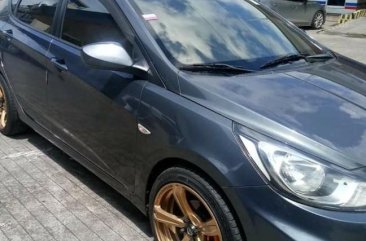 Grey Hyundai Accent 2013 for sale in Manual