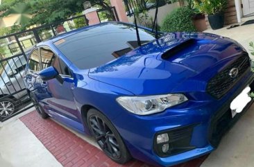 Blue Subaru Wrx 2018 for sale in Manual