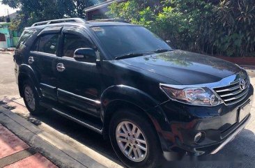 Black Toyota Fortuner 2013 Automatic for sale 