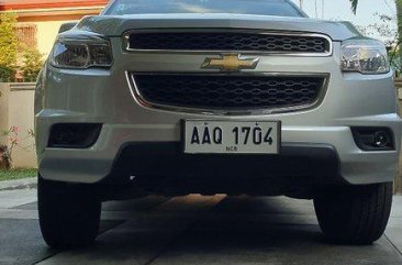 Selling Silver Chevrolet Trailblazer 2014 in Quezon City