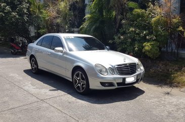 Silver Mercedes-Benz E-Class 2008 for sale in Manila