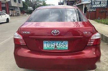 Selling Red Toyota Vios 2012 at 120000 km