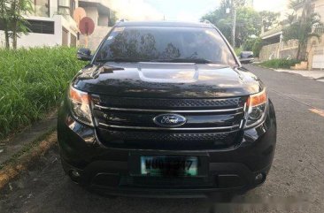 Black Ford Explorer 2013 for sale in Quezon City