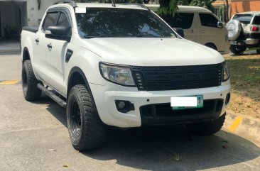 Selling White Ford Ranger 2013 in Quezon City