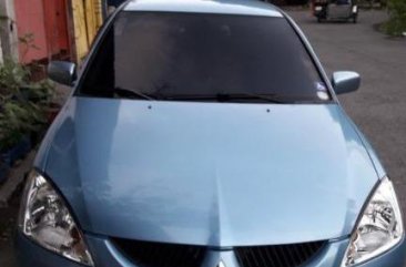 Blue Mitsubishi Lancer 2005 for sale in Caloocan