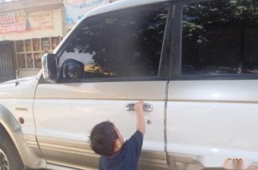 Sell Gray & White 2003 Mitsubishi Pajero SUV / MPV in Talisay