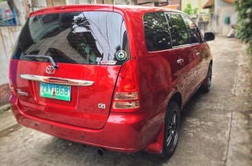 Selling Red Toyota Innova 2005 SUV / MPV in Quezon City