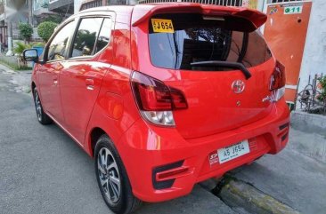 Selling Red Toyota Wigo 2018 Hatchback in Manila