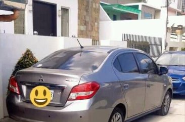 Silver Mitsubishi Mirage 2018 Hatchback for sale