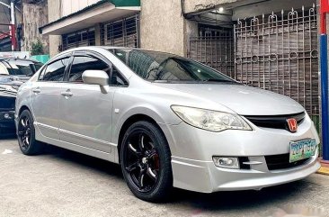 Silver Honda Civic 2007 for sale in Manila