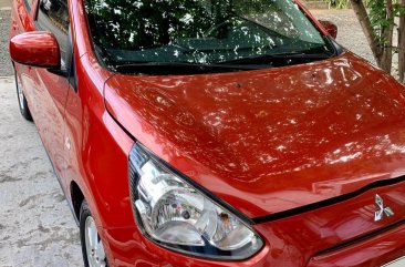 Sell Red 2015 Mitsubishi Mirage Sedan in Quezon City