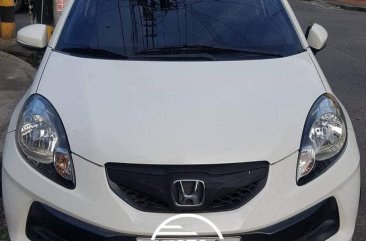 White Honda Brio 2015 Hatchback for sale in Quezon