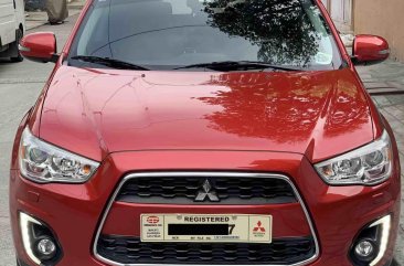 Selling Red Mitsubishi Asx 2015 SUV / MPV in Manila