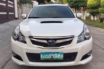 White Subaru Legacy 2010 Sedan for sale in Manila