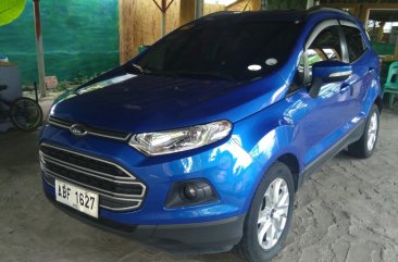 Selling Blue Ford Ecosport 2015 at 42000 in Quezon City