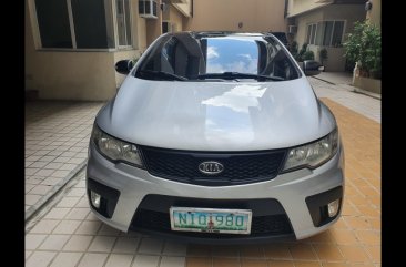 Grey Kia Forte 2010 for sale in Quezon City