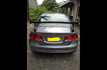 Silver Honda Civic 2007 for sale in Cabanatuan City