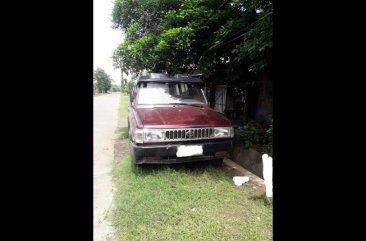 Red Toyota Tamaraw 1995 for sale in Tangub