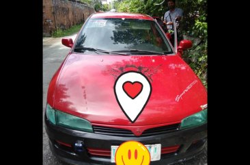 Red Mitsubishi Lancer 1996 for sale in San Marcelino